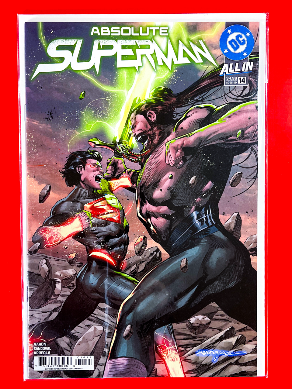 Main Cover of Absolute Superman #14 | Rafa Sandoval & Ulises Arreola Cover