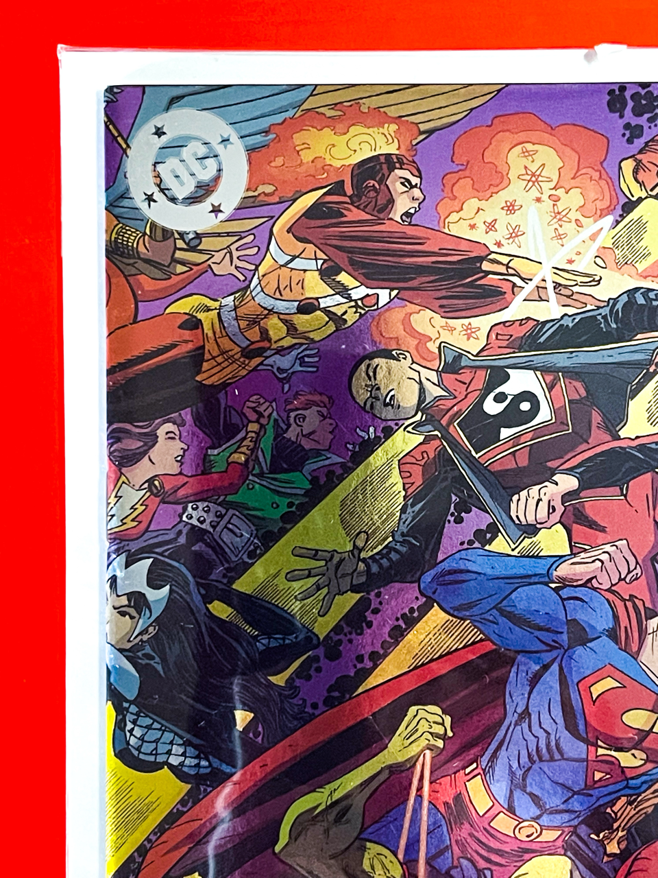 Top left corner of DC K.O #1 | Scott Koblish & Hi-Fi Cover