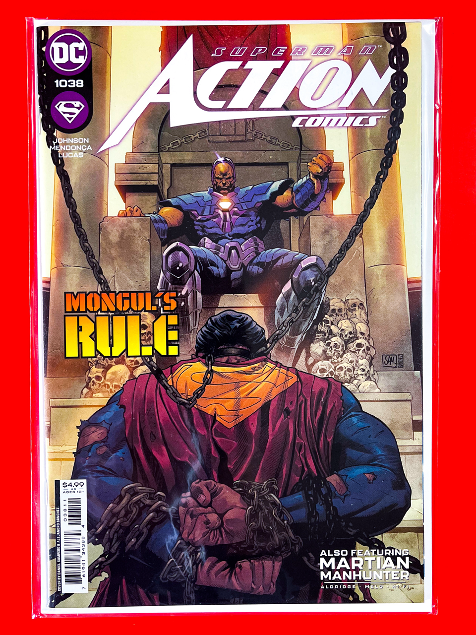 Main Cover of Action Comics #1038 | Daniel Sampere & Alejandro Sanchez Cover