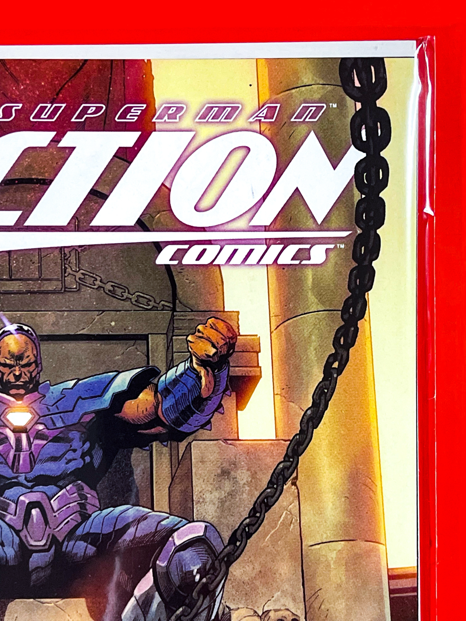 Top right corner of Action Comics #1038 | Daniel Sampere & Alejandro Sanchez Cover