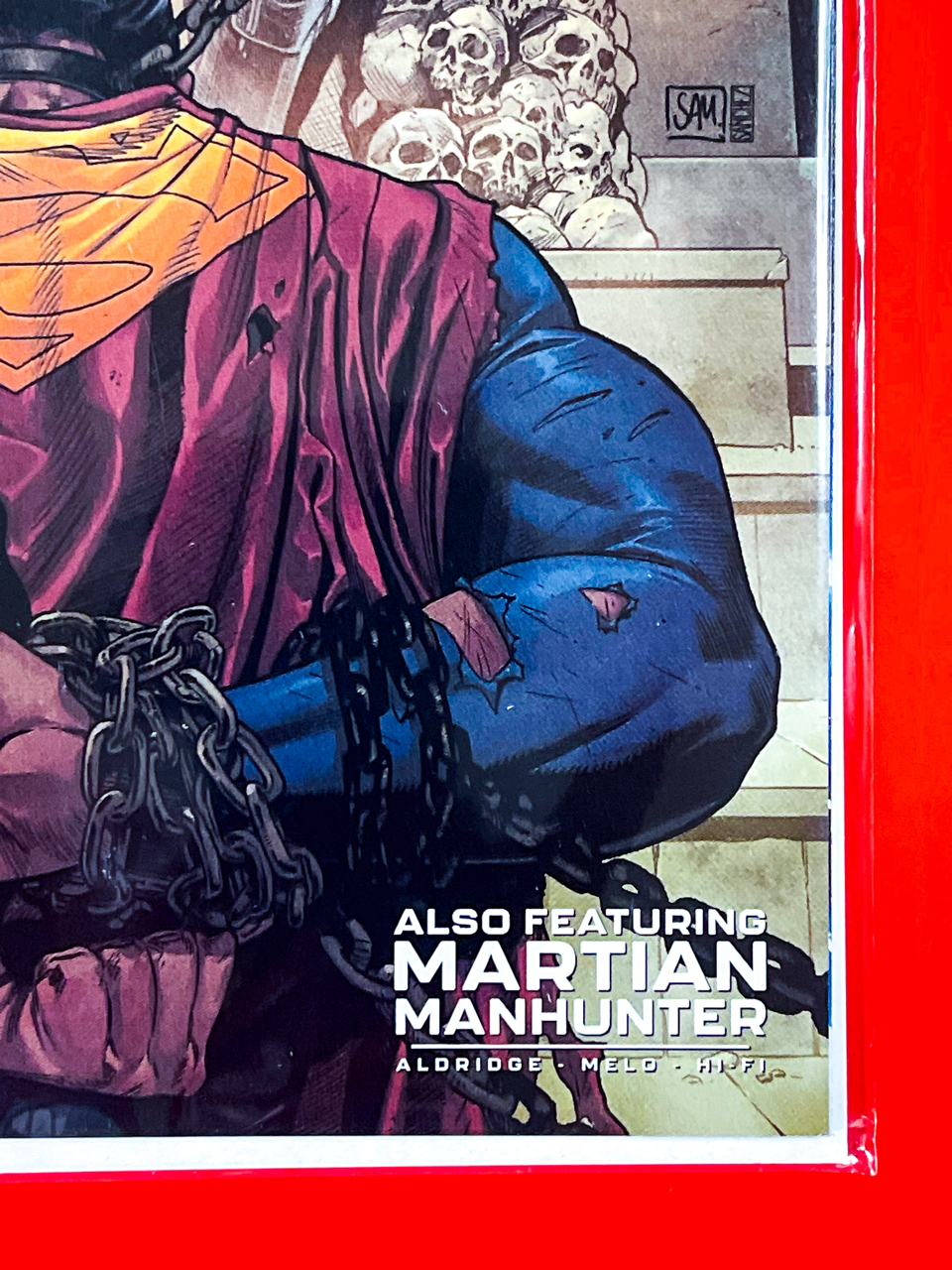 Bottom right corner of Action Comics #1038 | Daniel Sampere & Alejandro Sanchez Cover