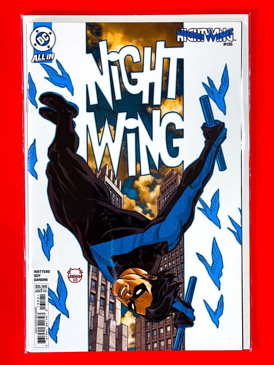 Nightwing #135 | Dave Johnson Cover