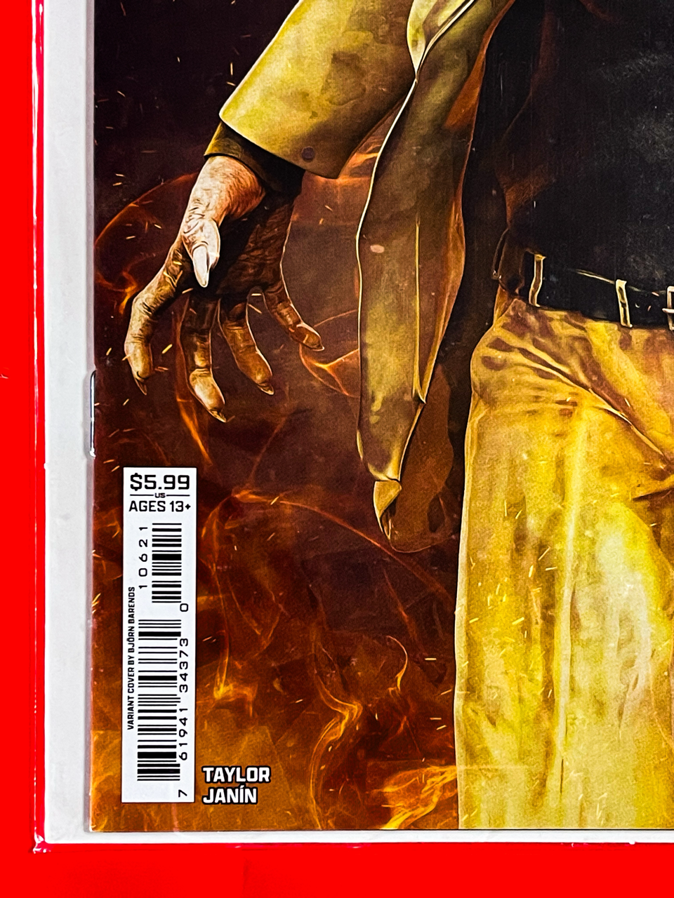 Bottom left corner of Detective Comics #1106 | Bjorn Barends Cover
