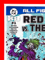 Top left corner of DC K.O: Red Hood vs The Joker #1 | Jorge Corona & Sarah Stern Cover