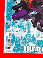 Bottom left corner of DC K.O: Red Hood vs The Joker #1 | Jorge Corona & Sarah Stern Cover
