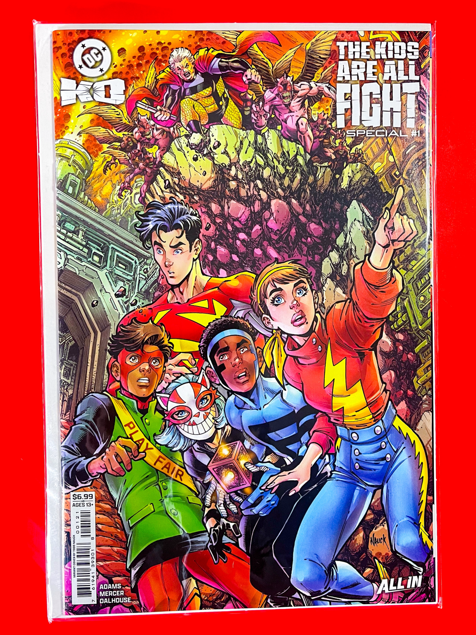 Main Cover of DC K.O: The Kids Are All Fight #1 | Todd Nauck Cover