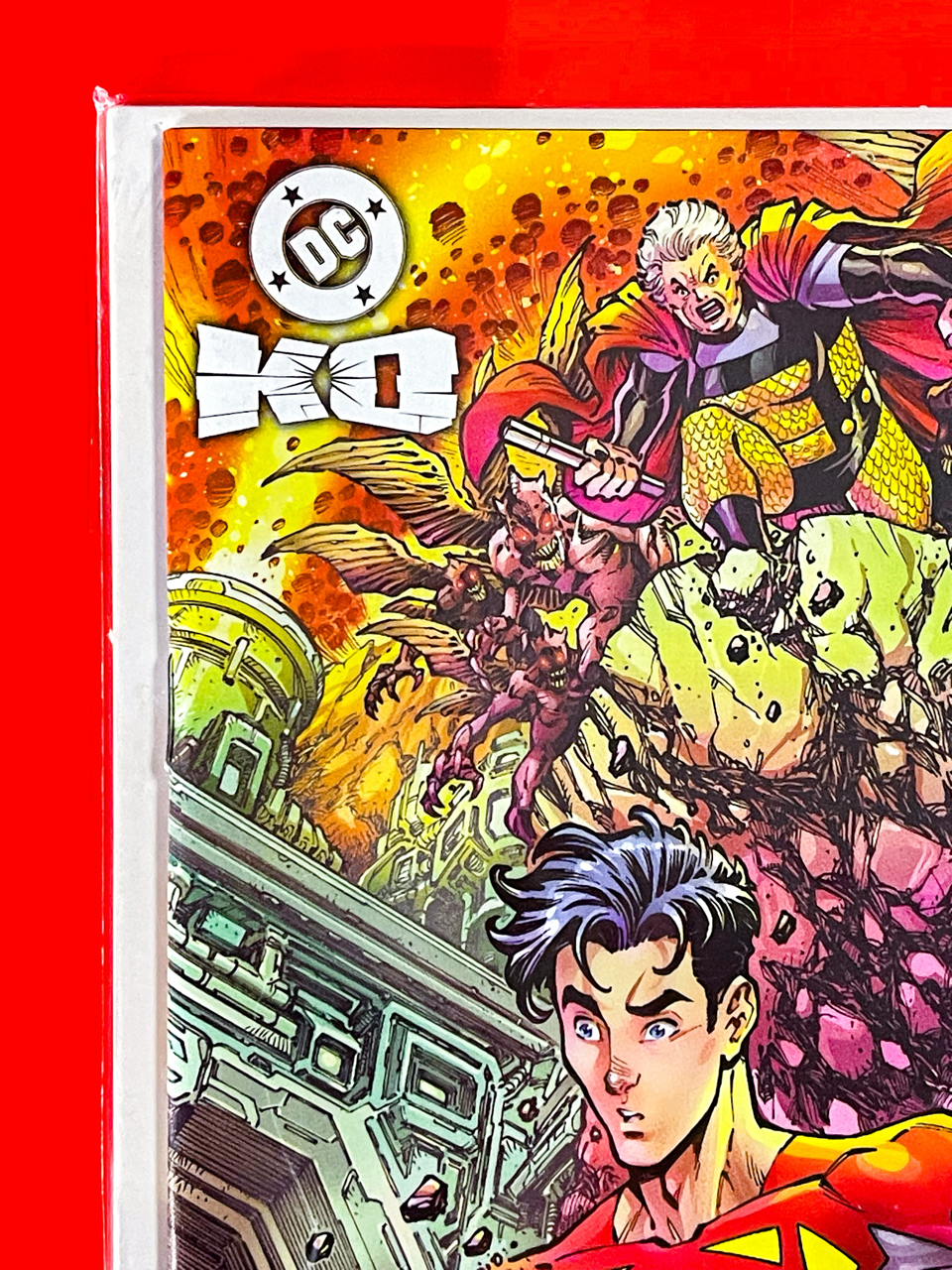 Top left corner of DC K.O: The Kids Are All Fight #1 | Todd Nauck Cover