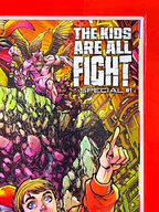 Top right corner of DC K.O: The Kids Are All Fight #1 | Todd Nauck Cover