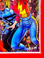 Bottom right corner of DC K.O: The Kids Are All Fight #1 | Todd Nauck Cover