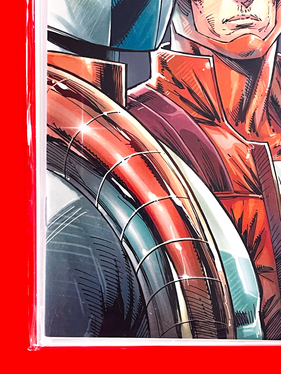 Bottom left corner of Youngblood #1 | Rob Liefeld Cover