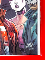 Bottom right corner of Youngblood #1 | Rob Liefeld Cover