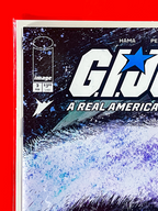 Top left corner of GI Joe: A Real American Hero #2 | Chris Mooneyham Cover