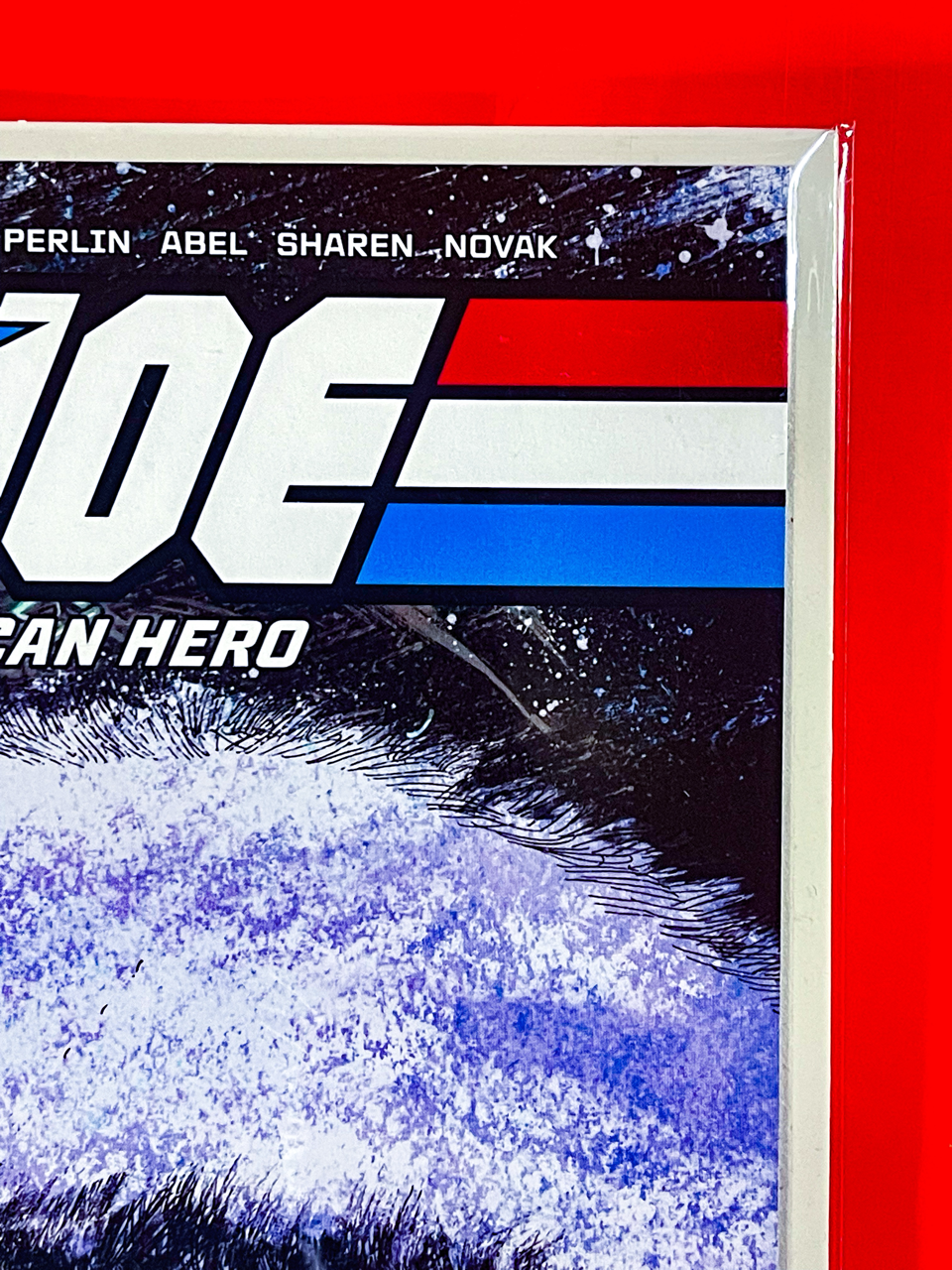 Top right corner of GI Joe: A Real American Hero #2 | Chris Mooneyham Cover