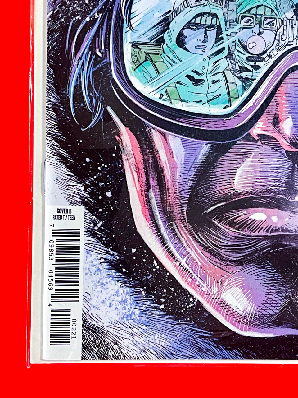 Bottom left corner of GI Joe: A Real American Hero #2 | Chris Mooneyham Cover