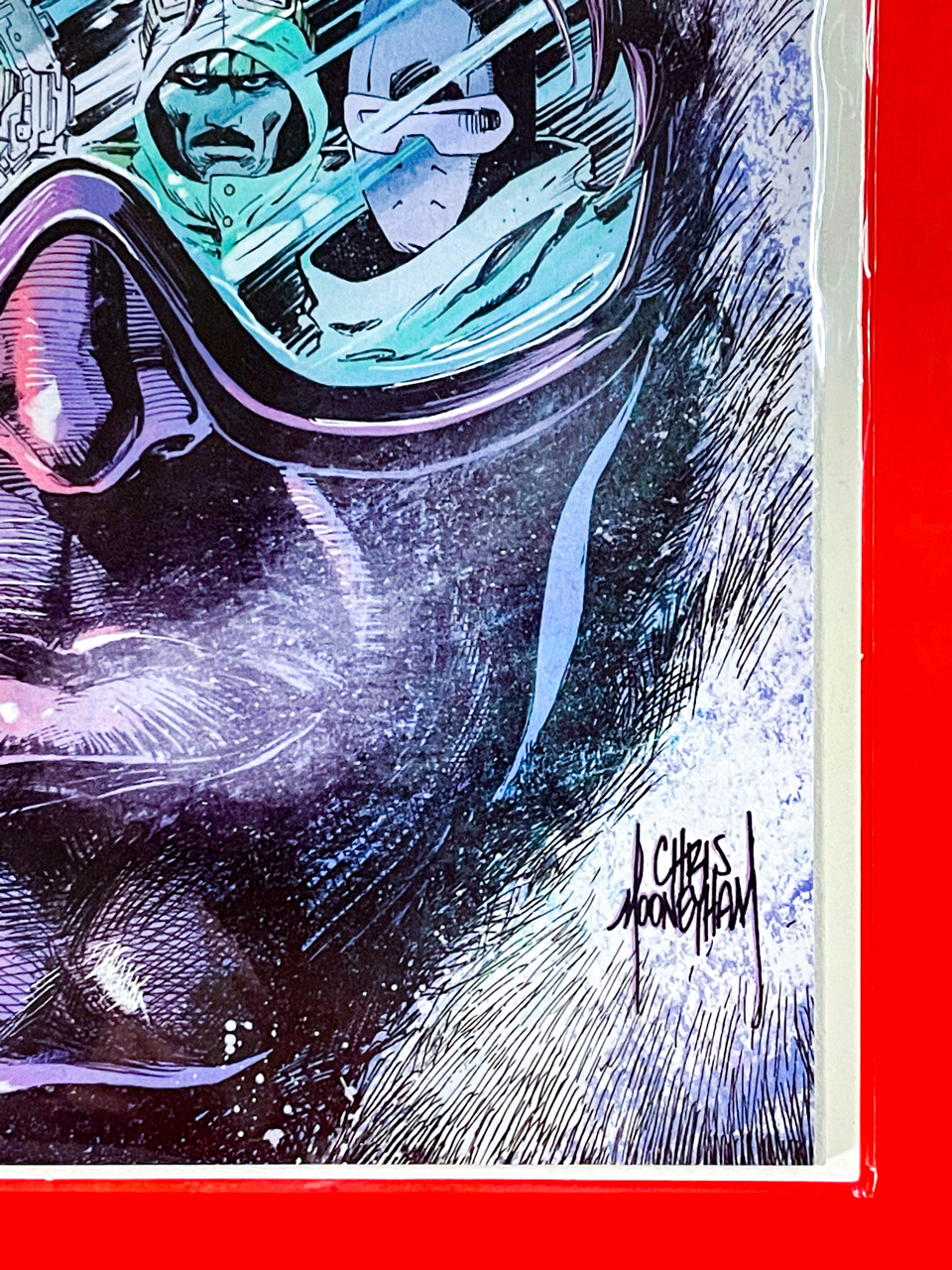 Bottom right corner of GI Joe: A Real American Hero #2 | Chris Mooneyham Cover