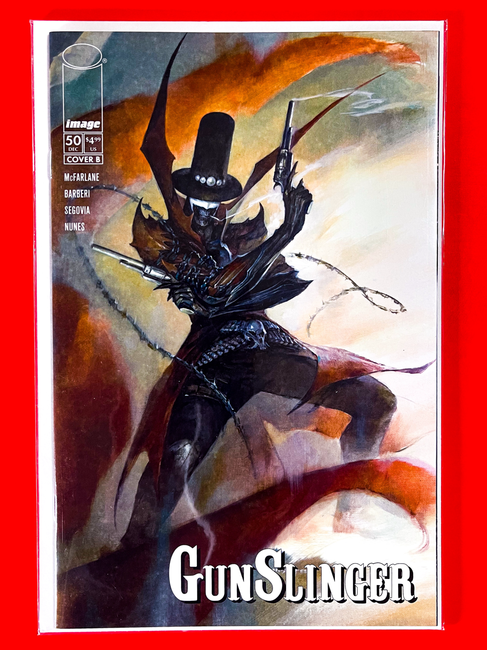Main Cover of Spawn: Gunslinger #50 | Puppeteer Lee Cover
