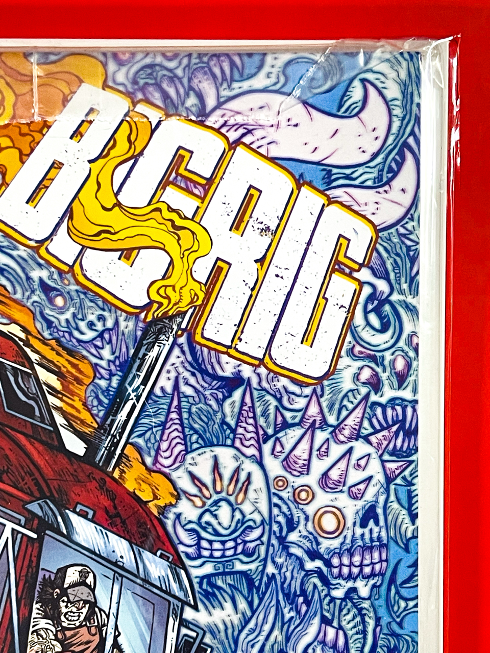 Top right corner of Big Rig #1 | Maria Wolf Cover