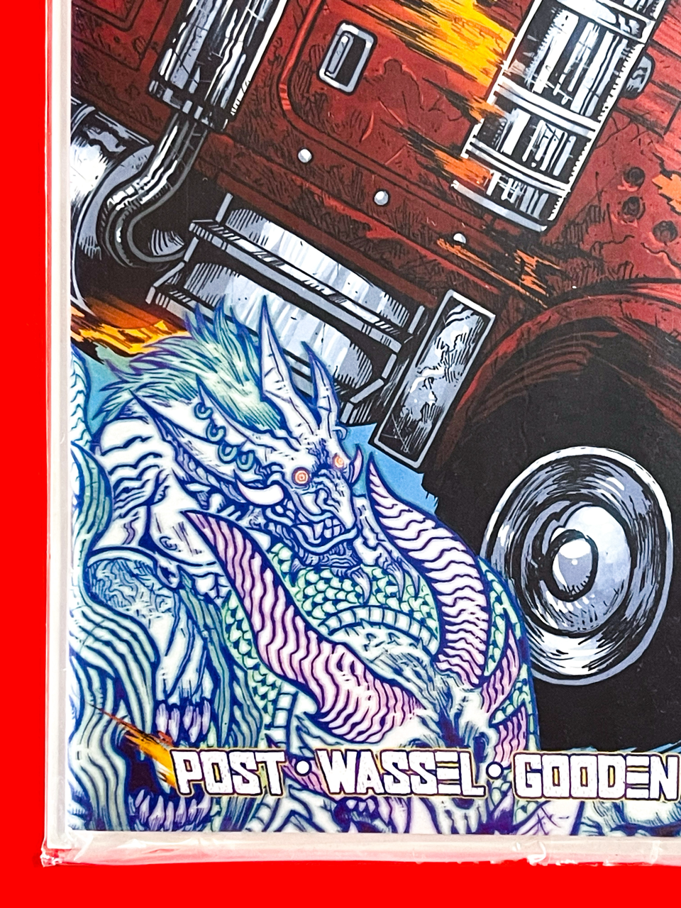 Bottom left corner of Big Rig #1 | Maria Wolf Cover