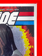 Top right corner of GI Joe: A Real American Hero #1 | Kael Ngu Cover