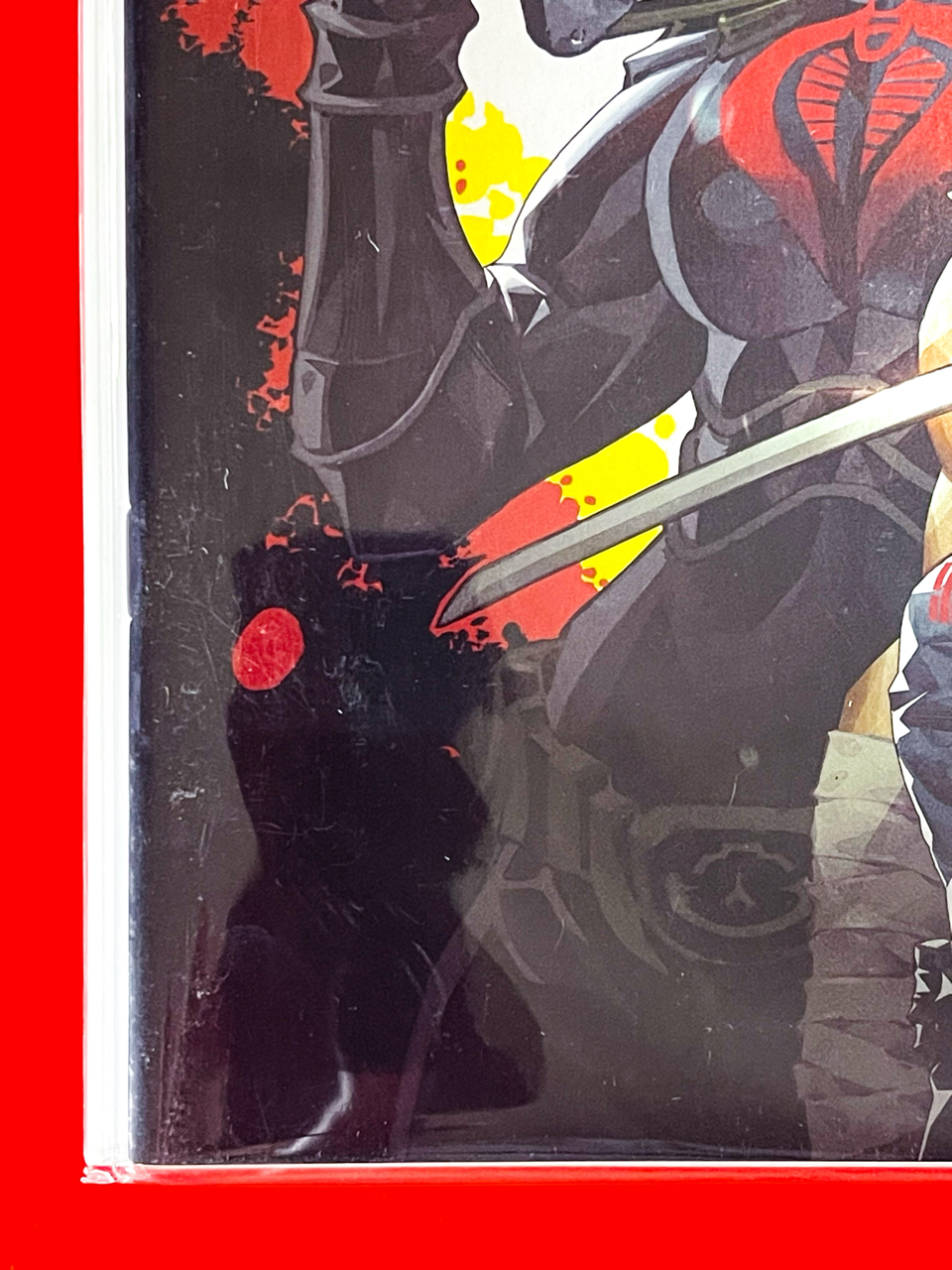 Bottom left corner of GI Joe: A Real American Hero #1 | Kael Ngu Cover