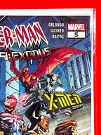 Top right corner of Spider-Man 2099: Exodus #5 | Ryan Stegman Cover