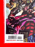 Bottom left corner of Spider-Man 2099: Exodus #5 | Ryan Stegman Cover