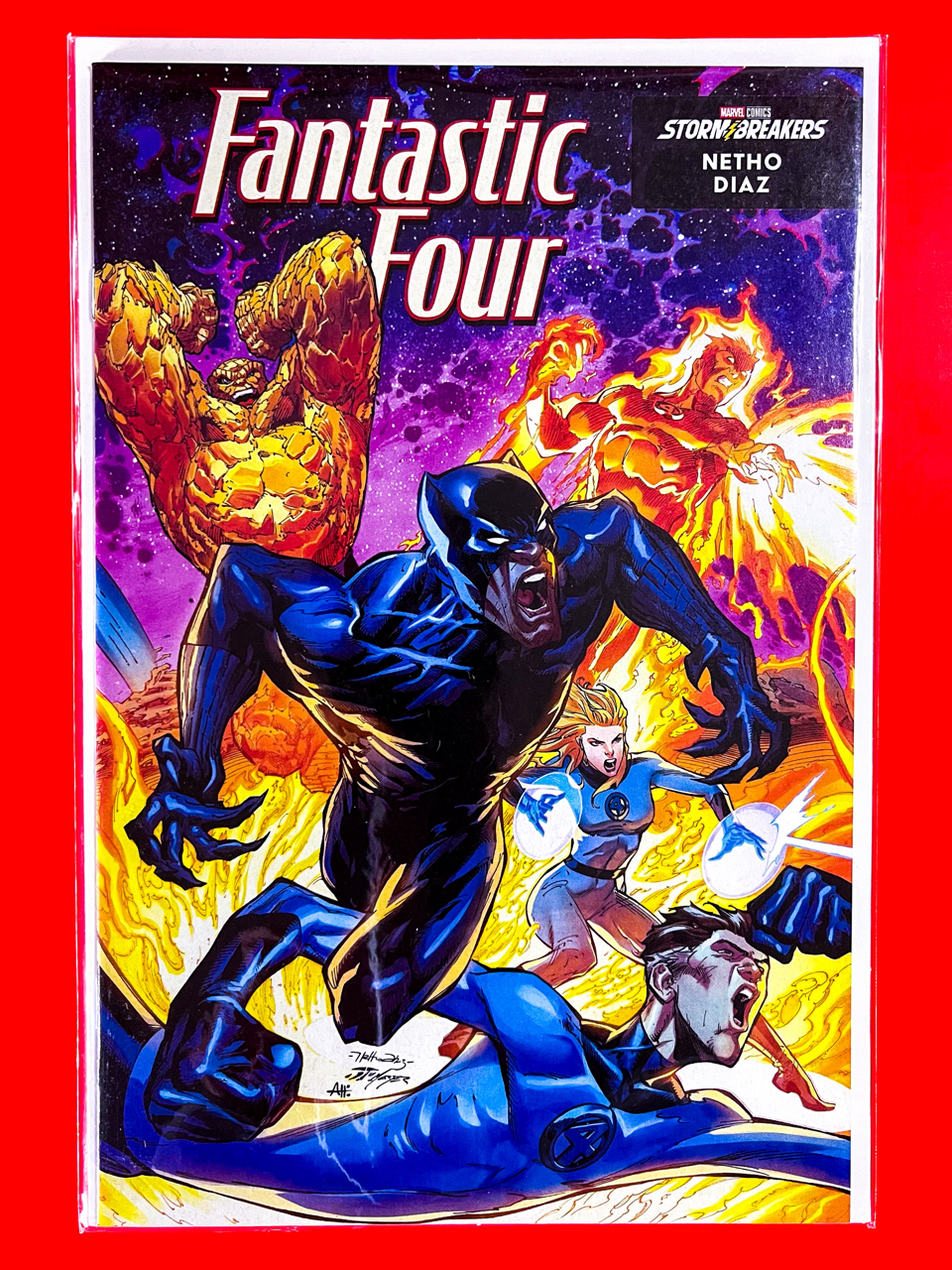 Main Cover of Fantastic Four #8 | Netho Diaz & J. P. Mayer & Arthur Hesli Cover