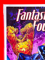 Top left corner of Fantastic Four #8 | Netho Diaz & J. P. Mayer & Arthur Hesli Cover