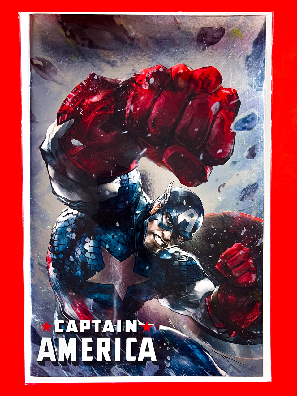 Main Cover of Captain America #6 | Ivan Tao Cover