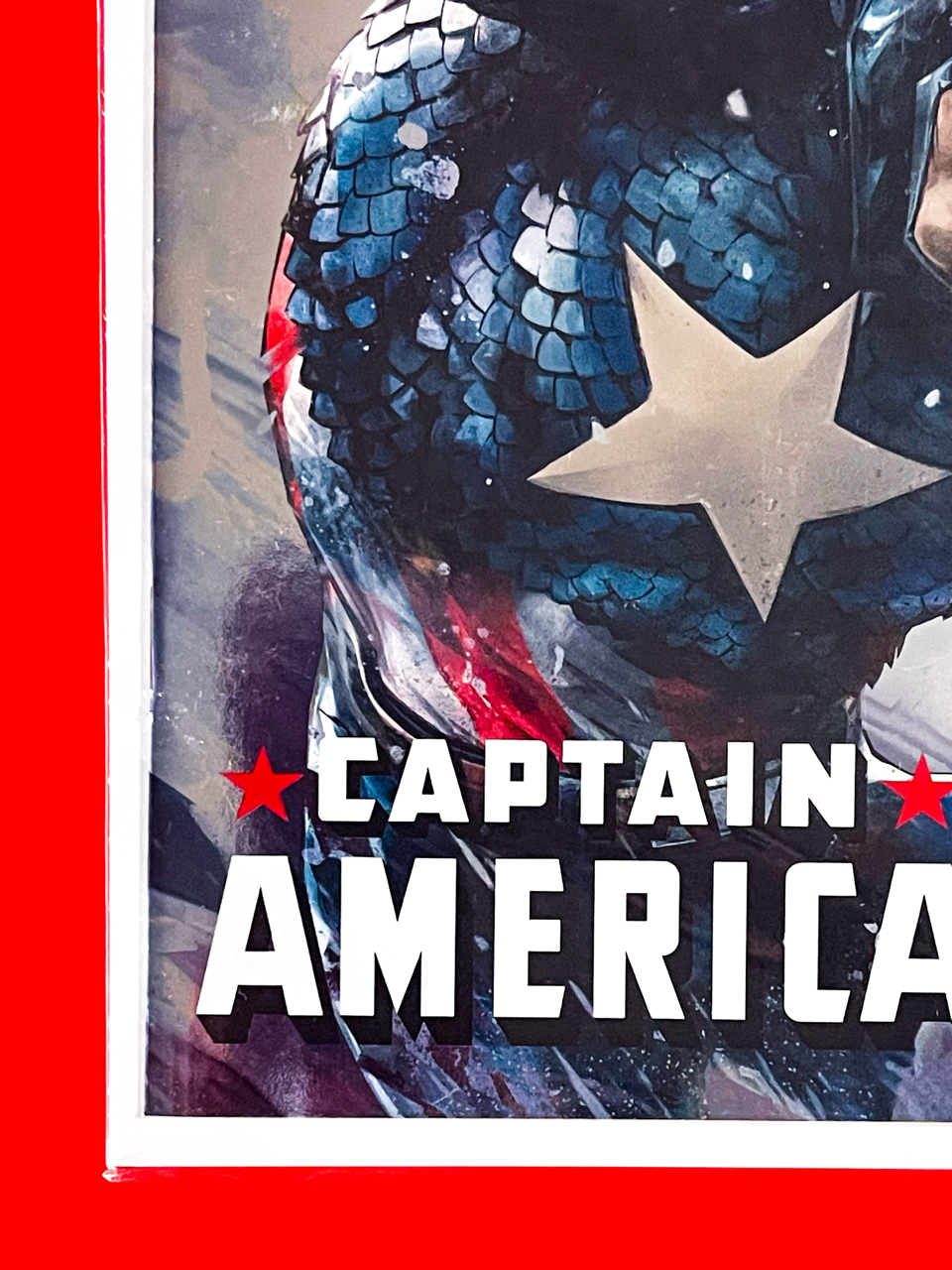 Bottom left corner of Captain America #6 | Ivan Tao Cover
