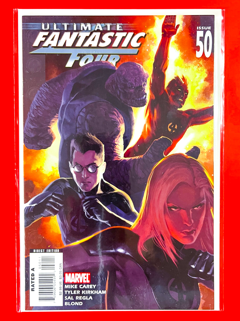 Main Cover of Ultimate Fantastic Four #50 | Marko Djurdjevic Cover