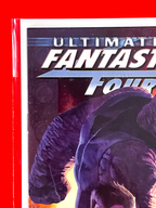 Top left corner of Ultimate Fantastic Four #50 | Marko Djurdjevic Cover