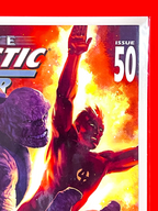 Top right corner of Ultimate Fantastic Four #50 | Marko Djurdjevic Cover