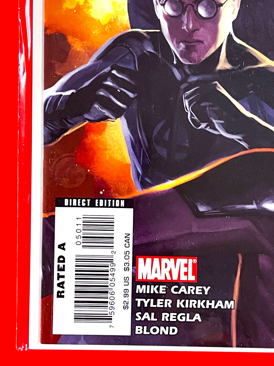 Bottom left corner of Ultimate Fantastic Four #50 | Marko Djurdjevic Cover