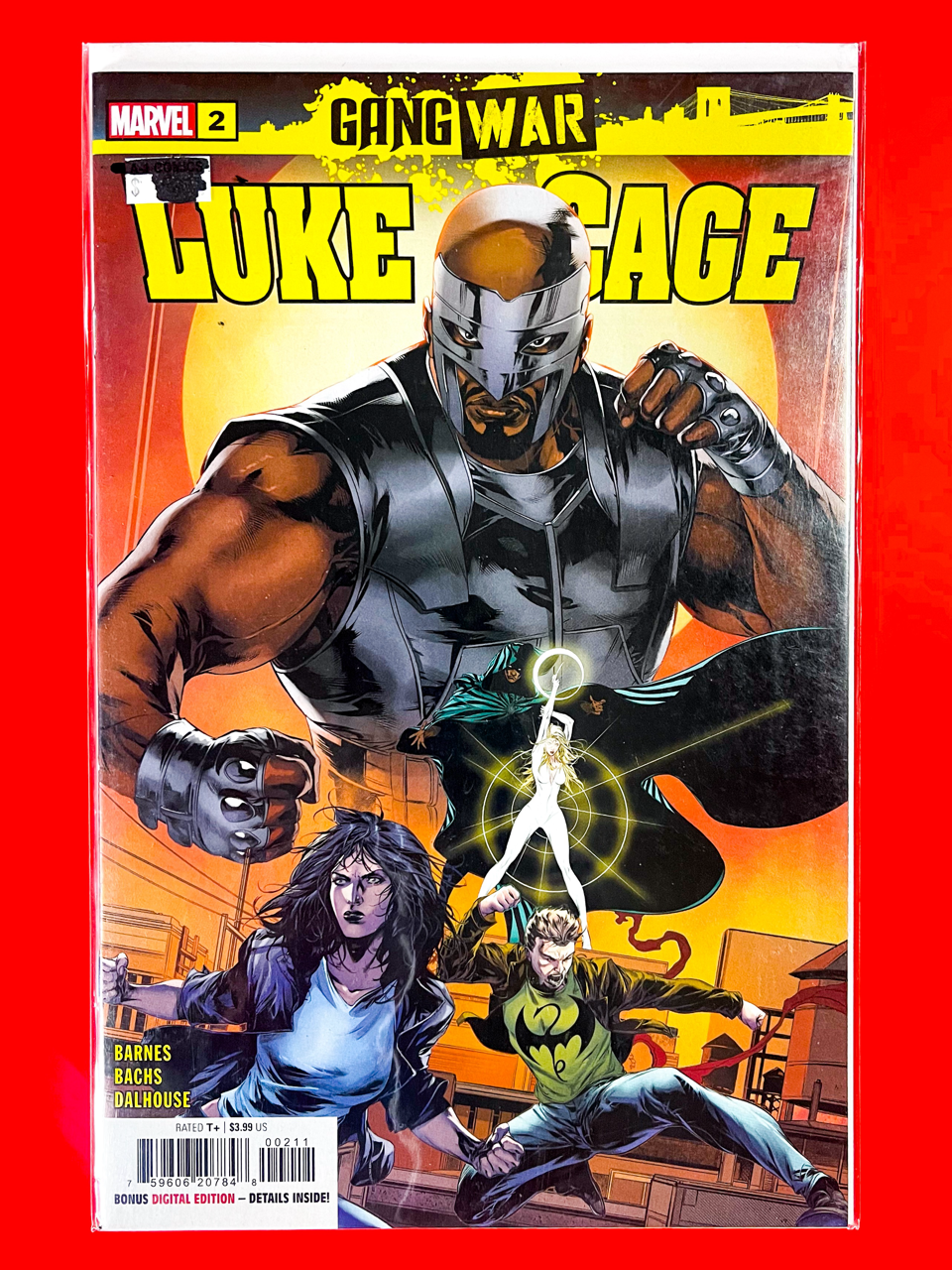 Main Cover of Luke Cage: Gang War #2 | Caanan White Cover