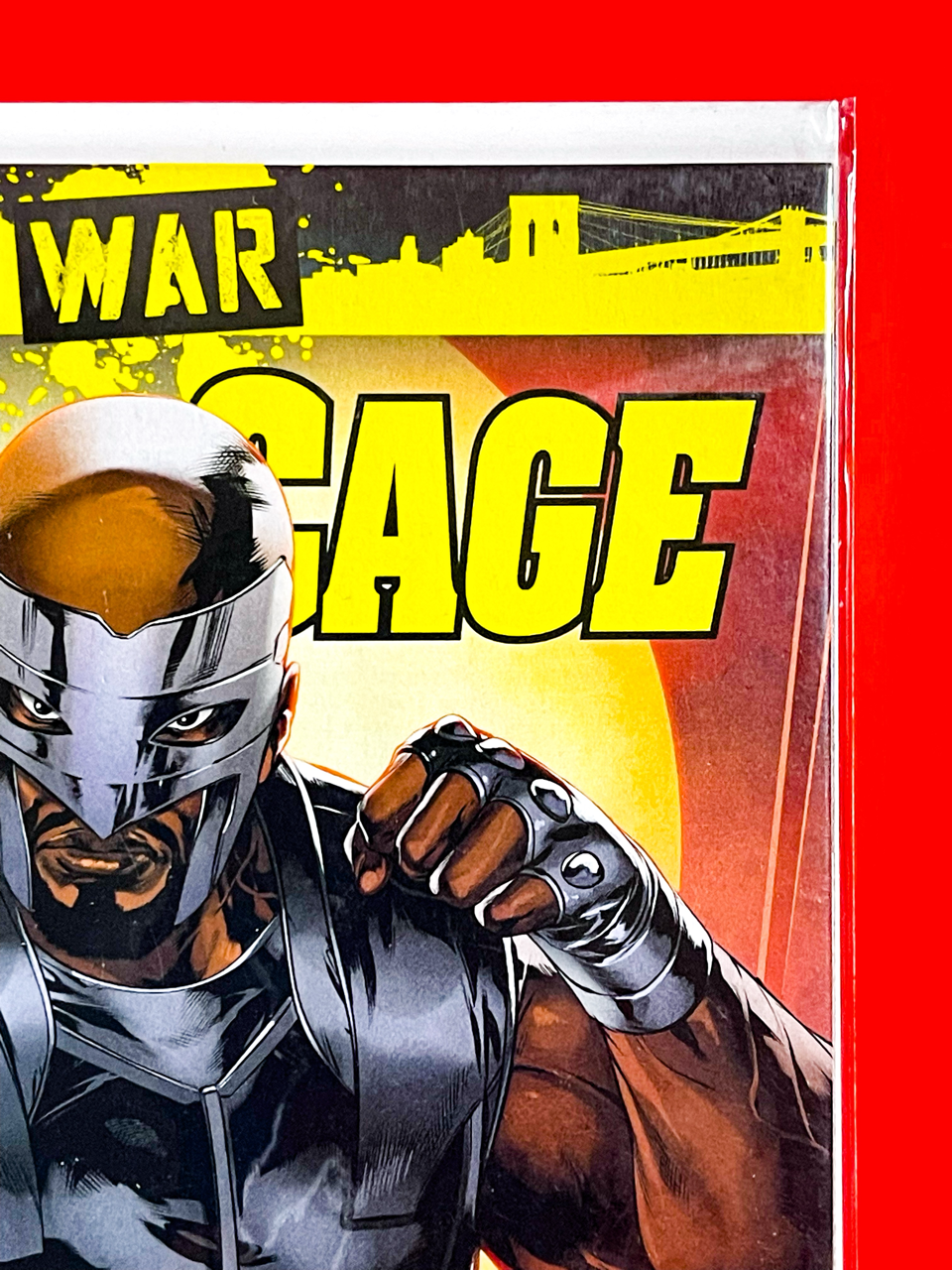 Top right corner of Luke Cage: Gang War #2 | Caanan White Cover