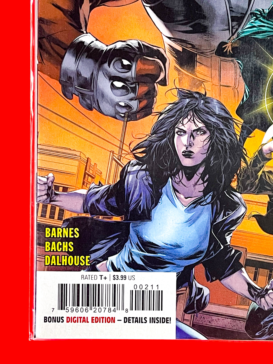 Bottom left corner of Luke Cage: Gang War #2 | Caanan White Cover
