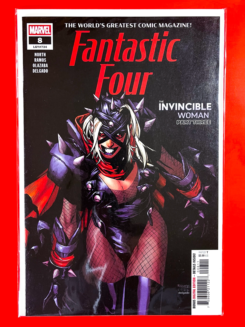 Main Cover of Fantastic Four #8 | Humberto Ramos Cover