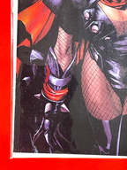 Bottom left corner of Fantastic Four #8 | Humberto Ramos Cover