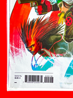Bottom left corner of Uncanny Avengers #5 | Stephanie Hans Cover