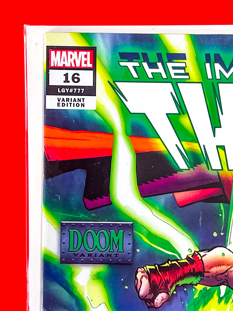 Top left corner of The Immortal Thor #16 | Andrei Bressan Cover