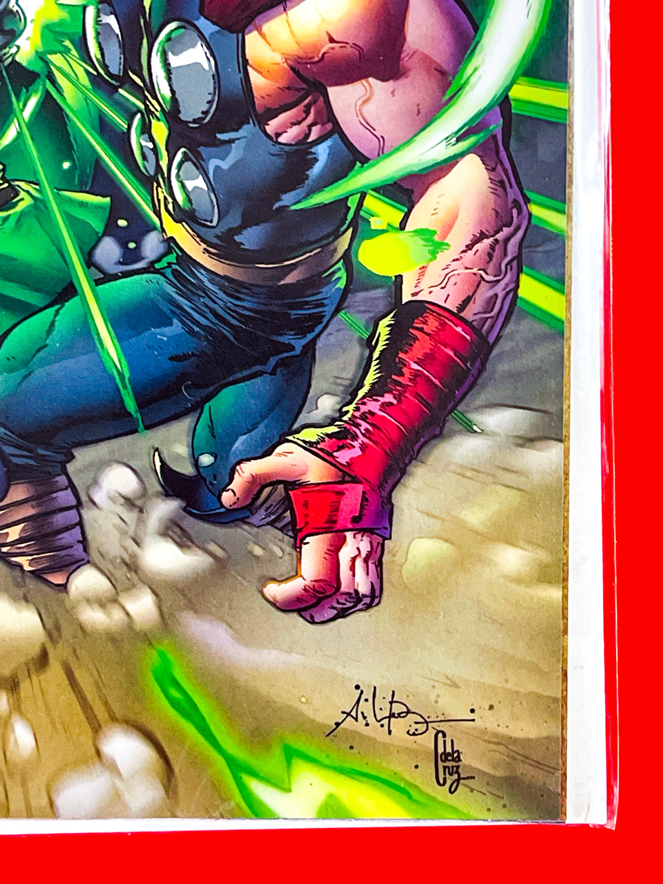 Bottom right corner of The Immortal Thor #16 | Andrei Bressan Cover
