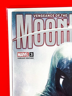 Top left corner of Vengeance of the Moon Knight #3 | Marco Mastrazzo Cover