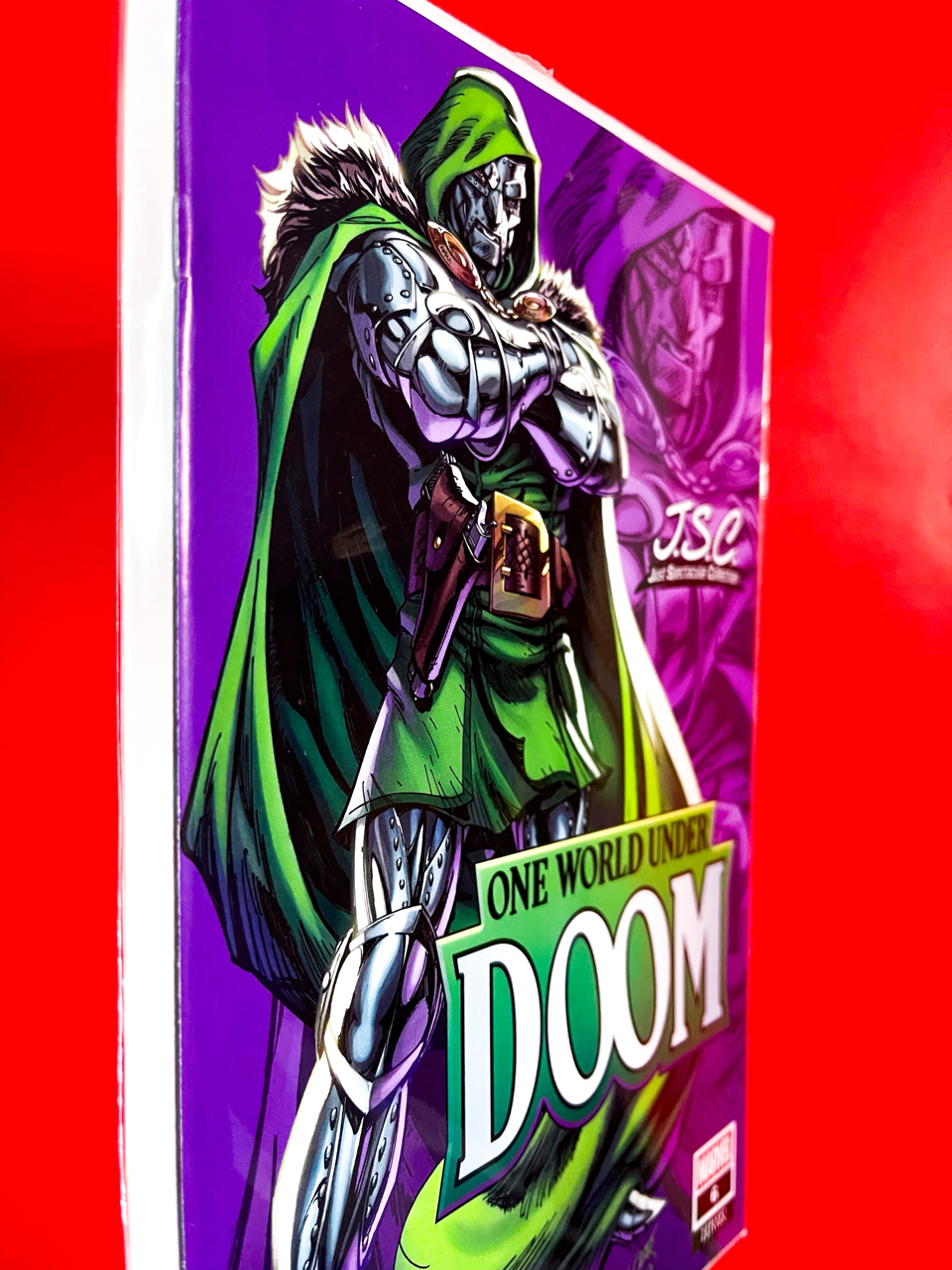 Spine of One World Under Doom #6 | J. Scott Campbell Cover