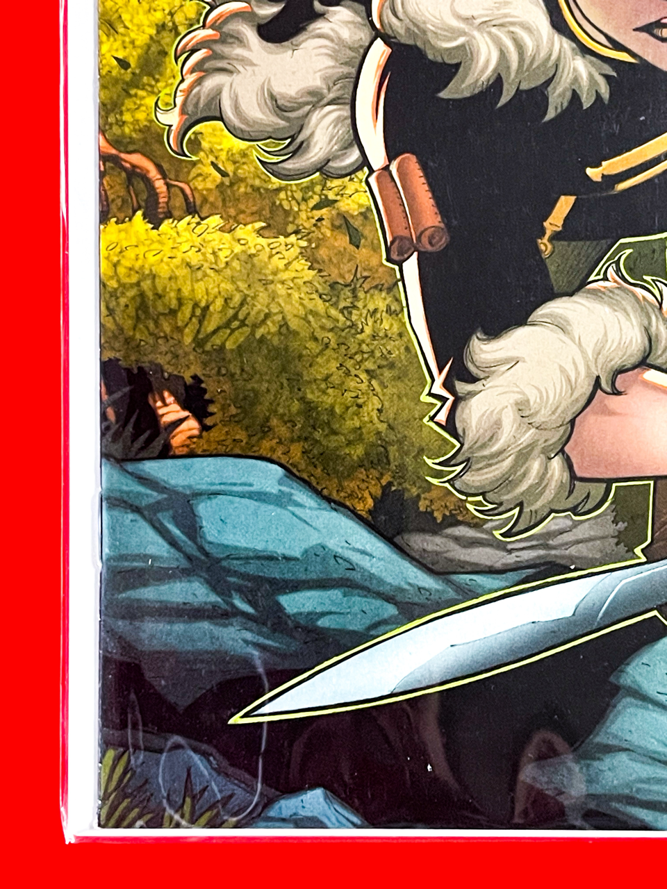 Bottom left corner of Doom Academy #5 | Ron Lim Cover