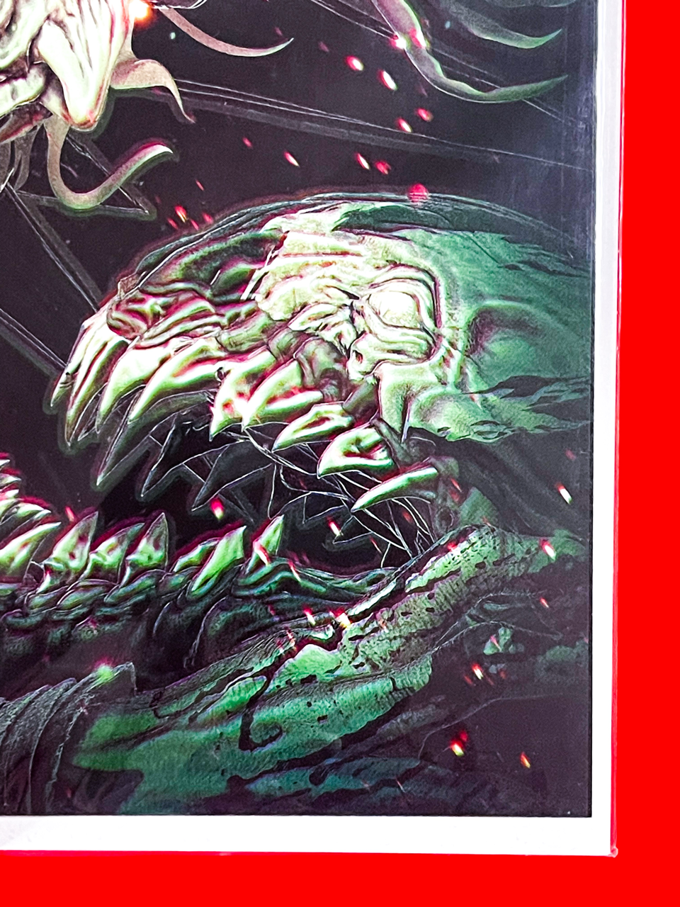 Bottom right corner of Knull #1 | John Giang Cover