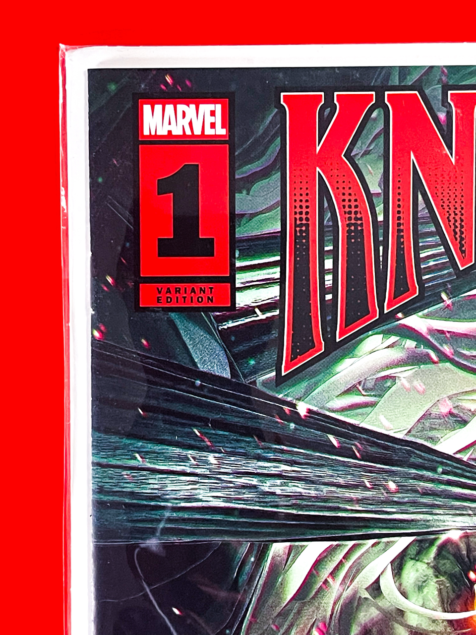 Top left corner of Knull #1 | John Giang Cover