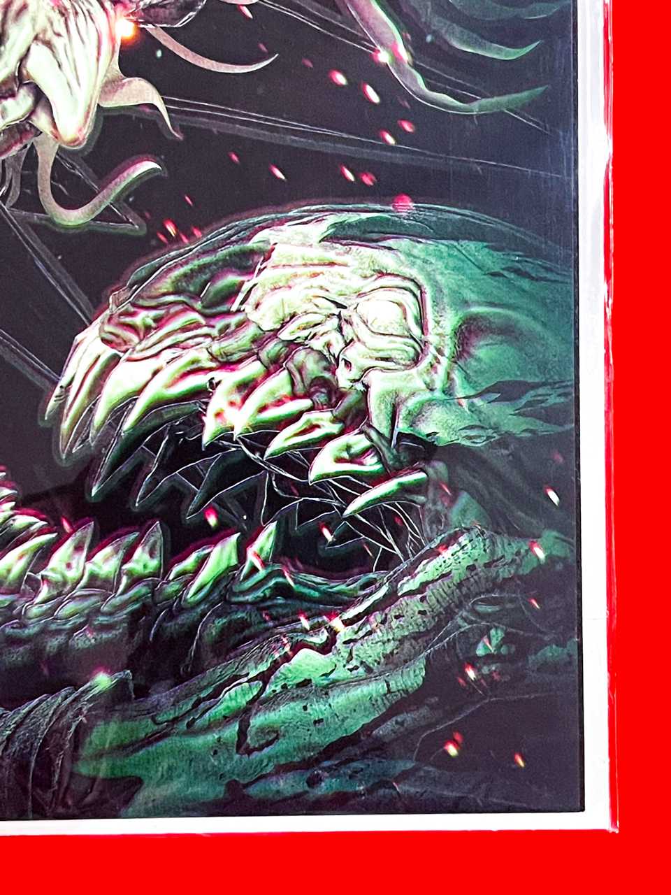 Bottom right corner of Knull #1 | John Giang Cover