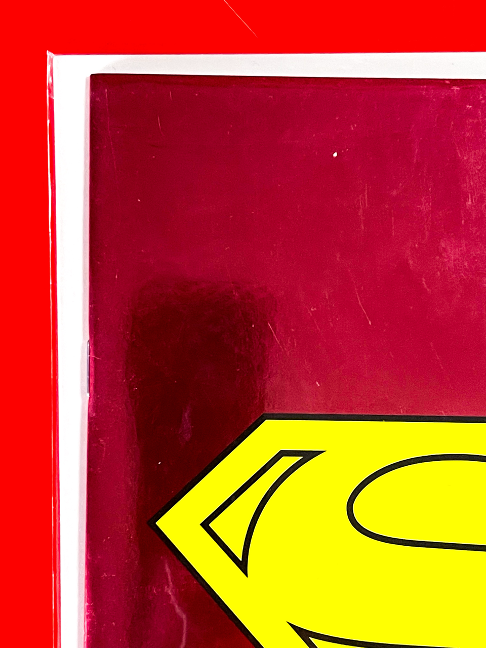 Top left corner of Superman Unlimited #1