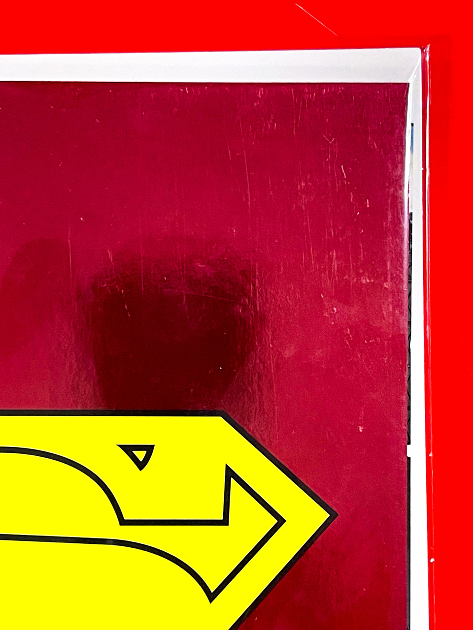 Top right corner of Superman Unlimited #1